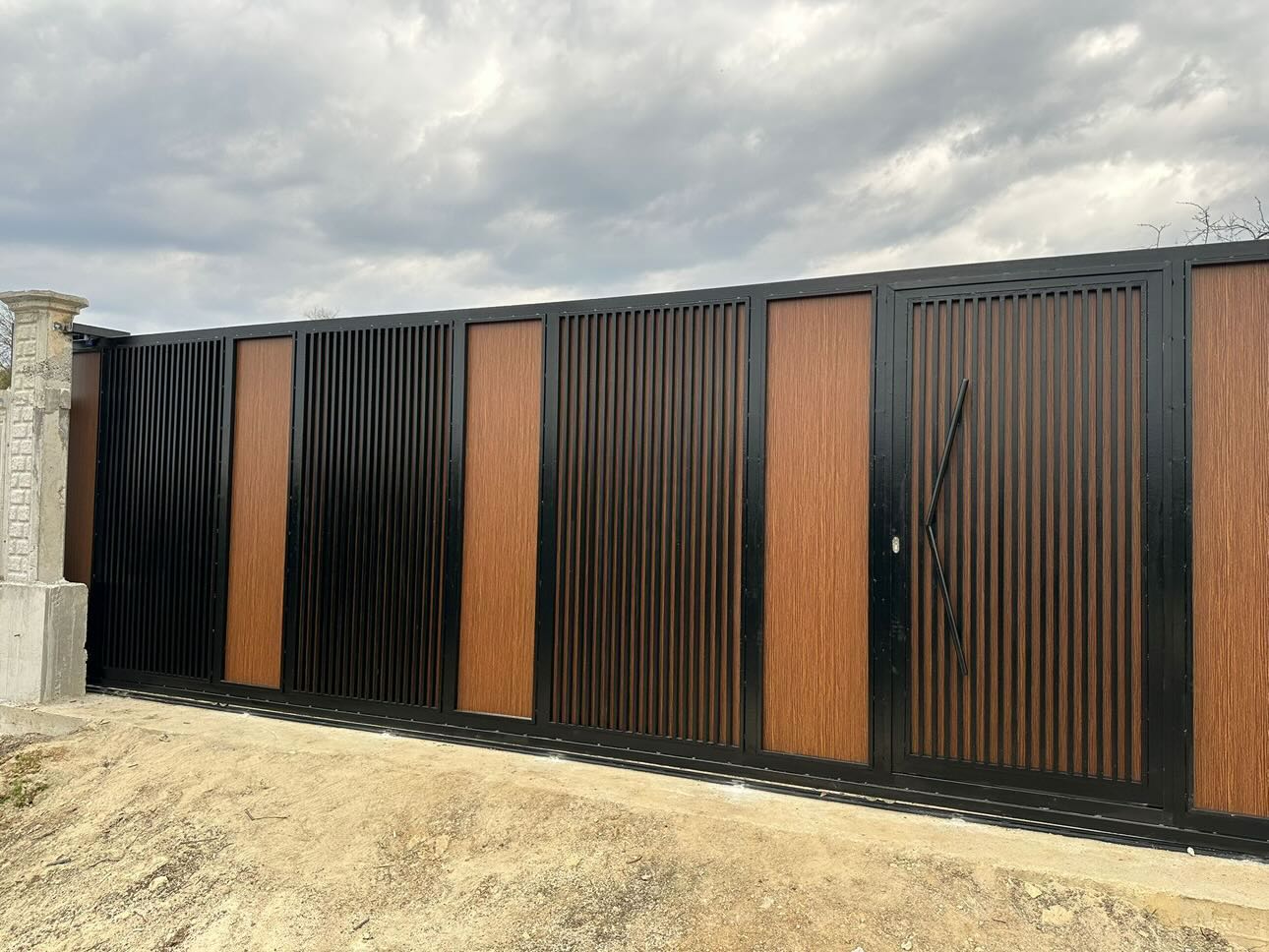 Sürgülü Bahçe Kapısı - Karlıdağ Metal 4