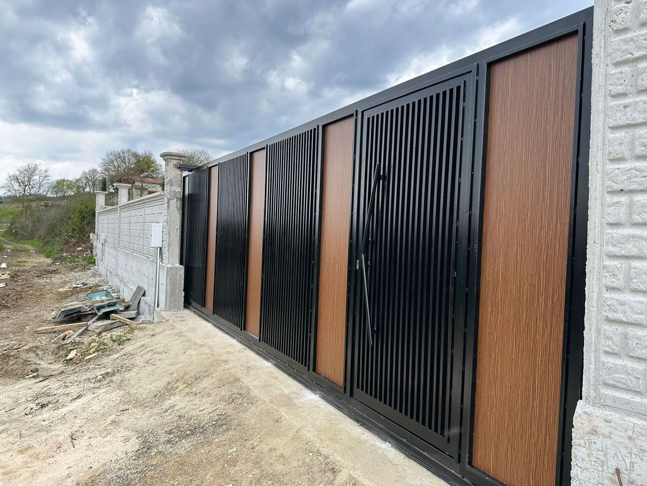 Sürgülü Bahçe Kapısı - Karlıdağ Metal 7